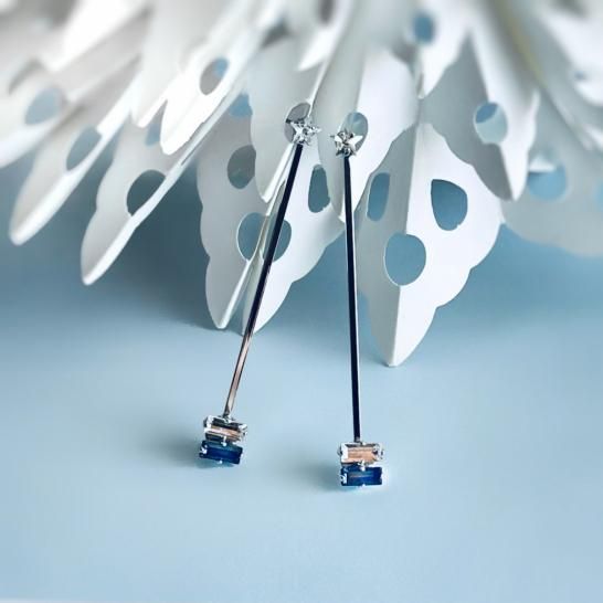 ロマンティックマドラーピアス(イヤリング) SET シルバー