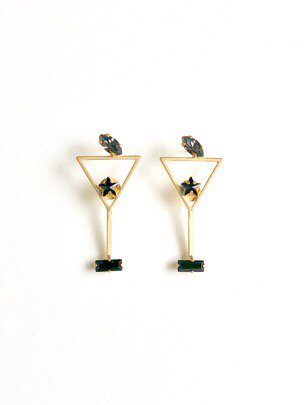 romantic cocktail earrings