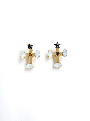 future petit cross earrings