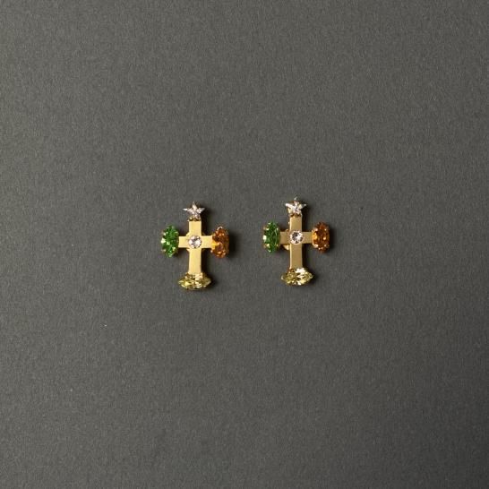 future petit cross earrings