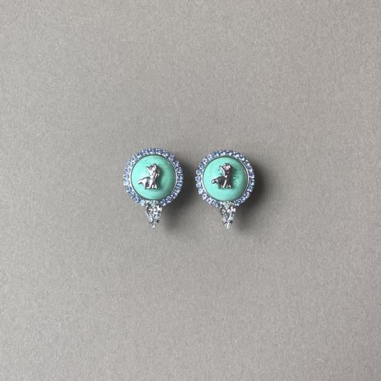 mini pony earrings