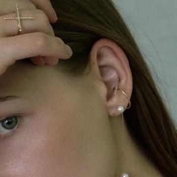  HAMAYA teishin diamond earcuff ring