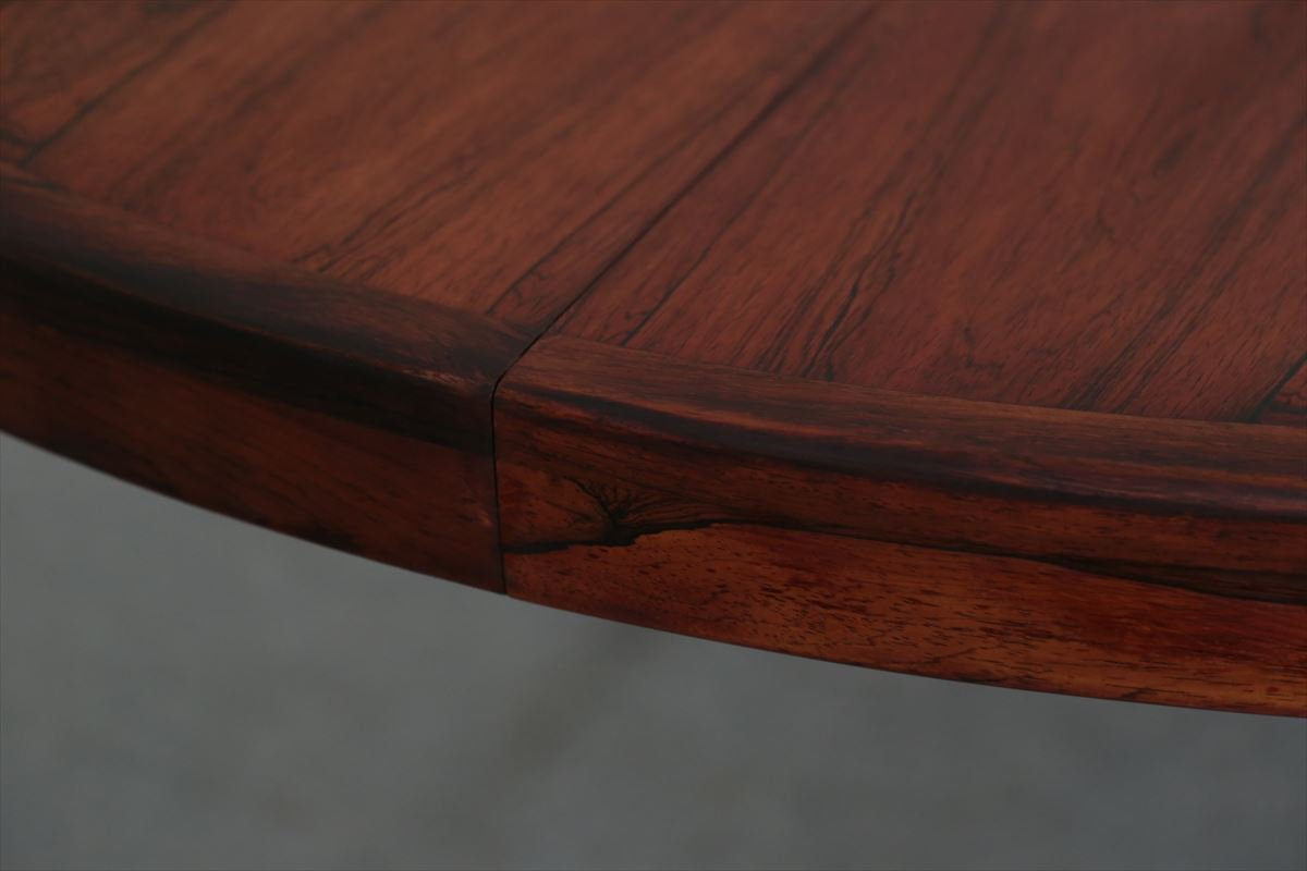 丸テーブル（ローズウッド・エクステンション・中板2枚）/120×120
