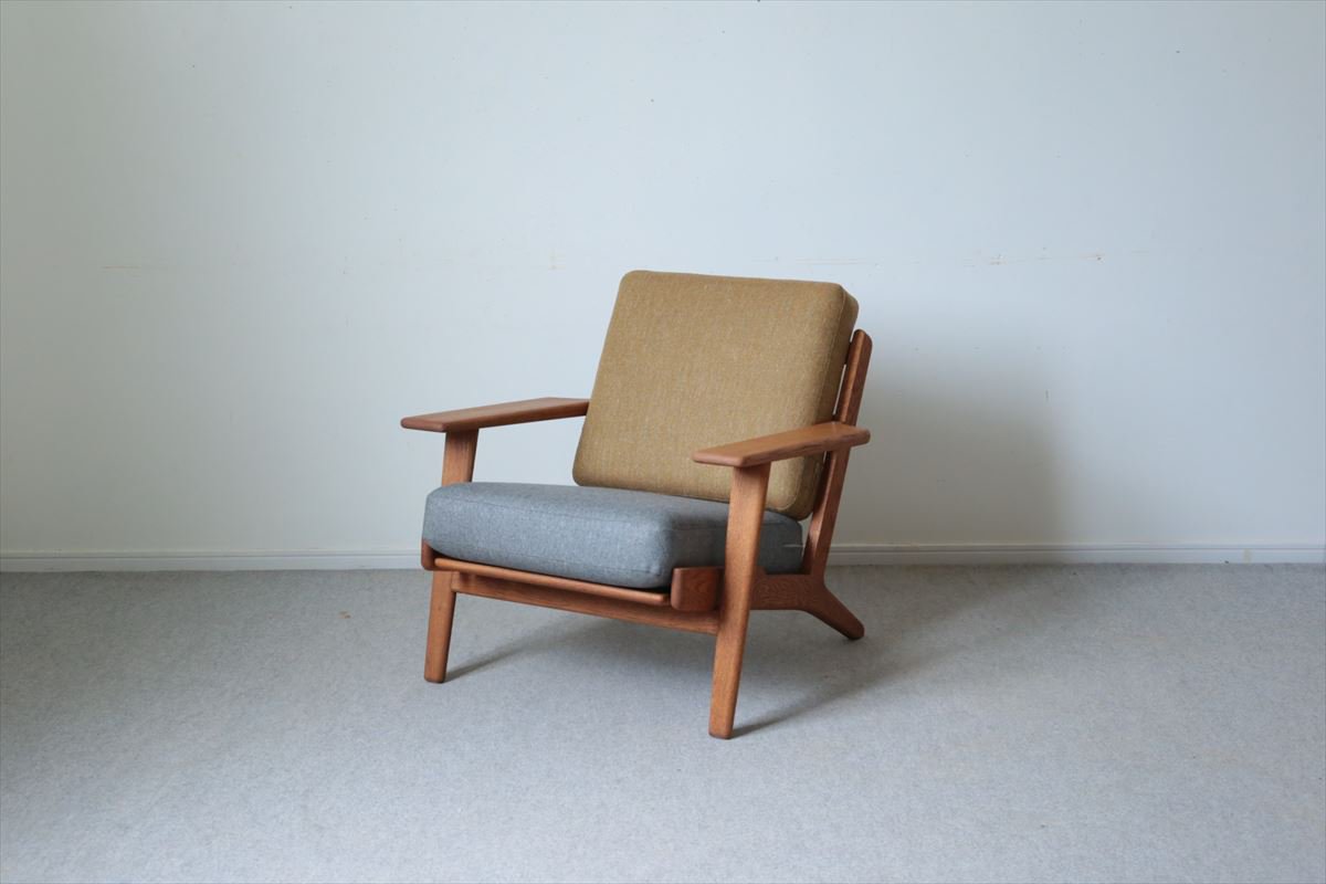 Hans J.Wegnerハンス・J・ウェグナー/ソファ「GE290」(オーク・YE×GY)/デンマーク家具/I201-98 -  北欧アンティークとデンマーク家具の店：ハミングジョー