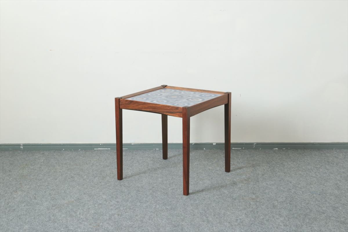 タイルテーブル(ローズウッド)/デンマーク家具/K211-140 - 北欧 