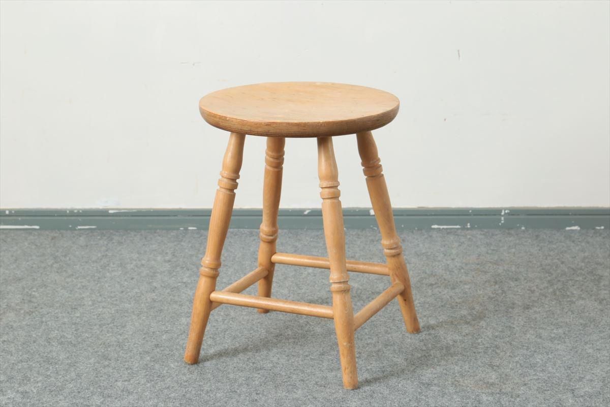スツール(ビーチ)/イギリス家具/EN211-5a - 北欧アンティーク スツール(ビーチ)/イギリス家具/EN211-5a - 北欧アンティーク