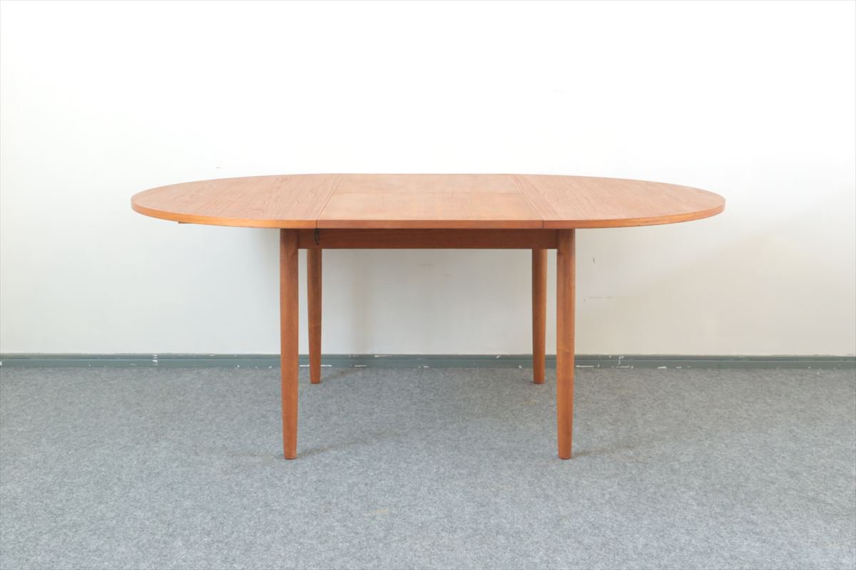 丸テーブル（チーク・丸）/120×120/デンマーク家具/J211-32 - 北欧 