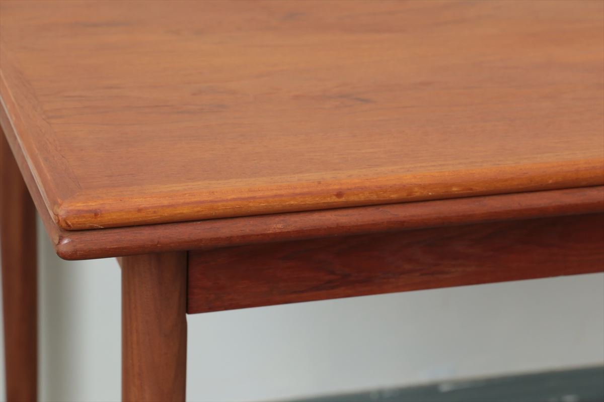 長方テーブル（チーク・エクステンション）/130×86/デンマーク家具 