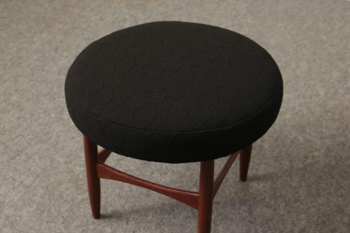 G-PLAN/スツール（チーク・tambourine/BK）/イギリス家具/EB215-7