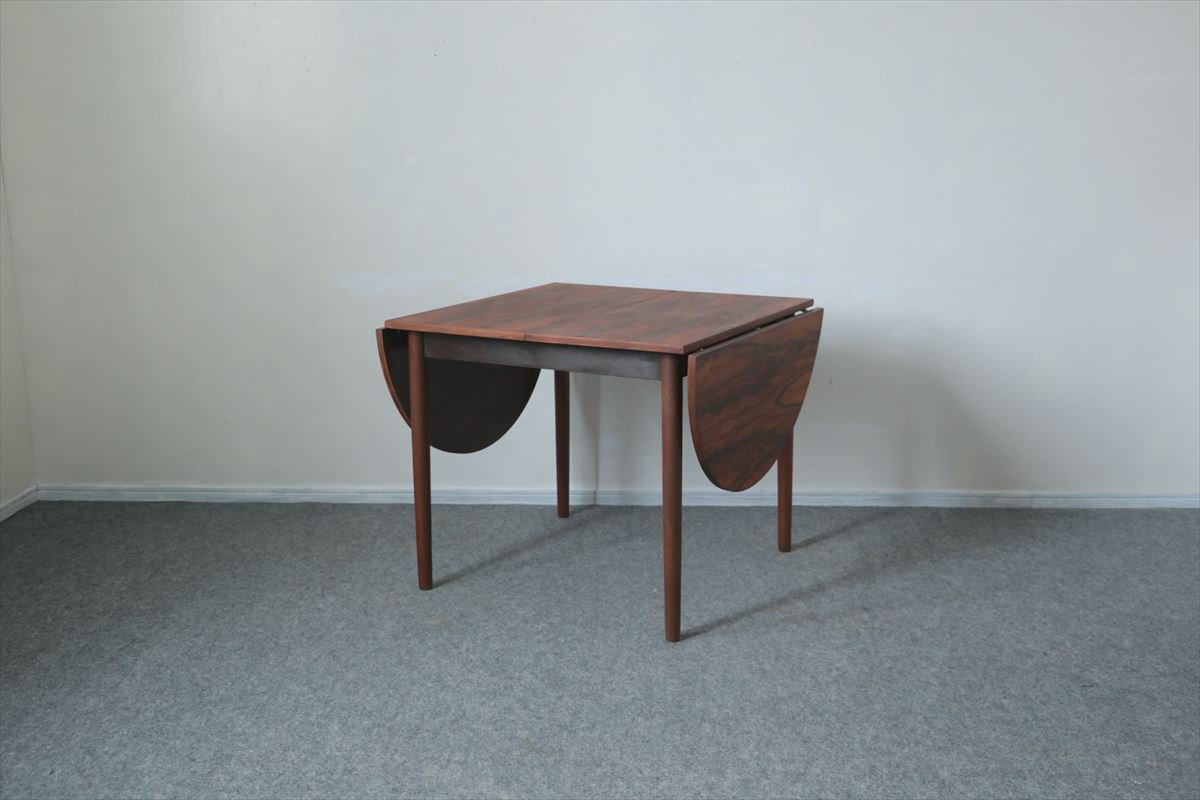 正方テーブル（ローズウッド・バタフライ+中板1枚）/83×83 