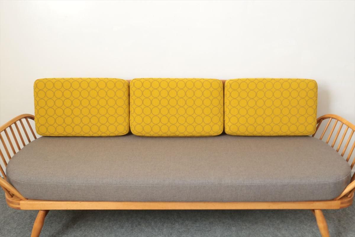 89281☆レア ERCOL スタジオカウチ ソファ ベッド リプルソファ
