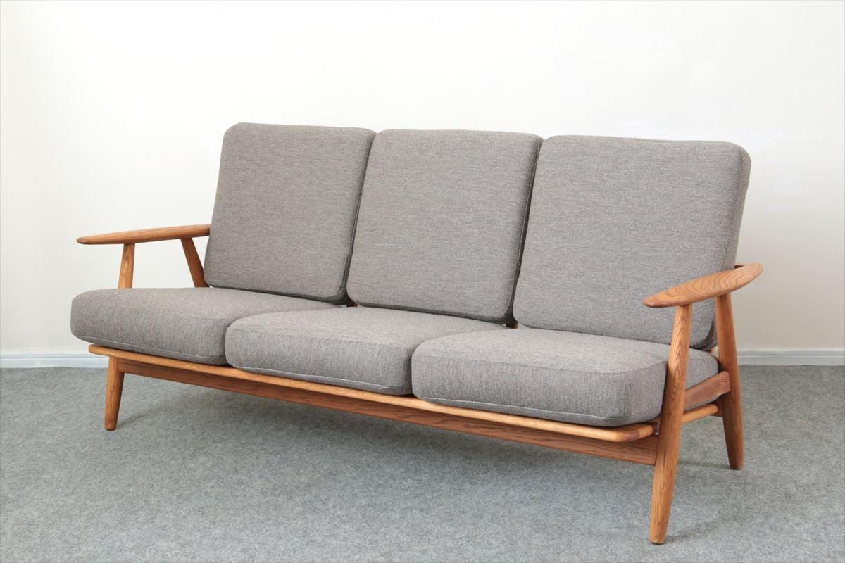 Hans J.Wegnerハンス・J・ウェグナー/ソファ「GE2403」(オーク)/デンマーク家具/A219-100 -  北欧アンティークとデンマーク家具の店：ハミングジョー