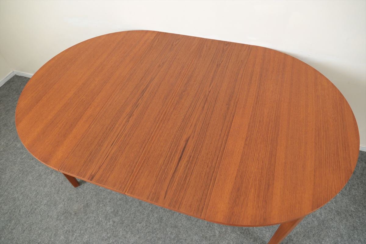 丸テーブル（チーク・エクステンション・中板2枚）/105×105 