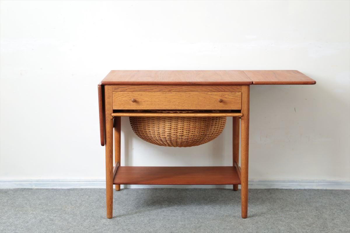 ハンス.J.ウェグナー オーク材 伸長式テーブル デンマーク 4人用 北欧 机 ハンス.J.ウェグナー オーク材 伸長式テーブル デンマーク 4人用