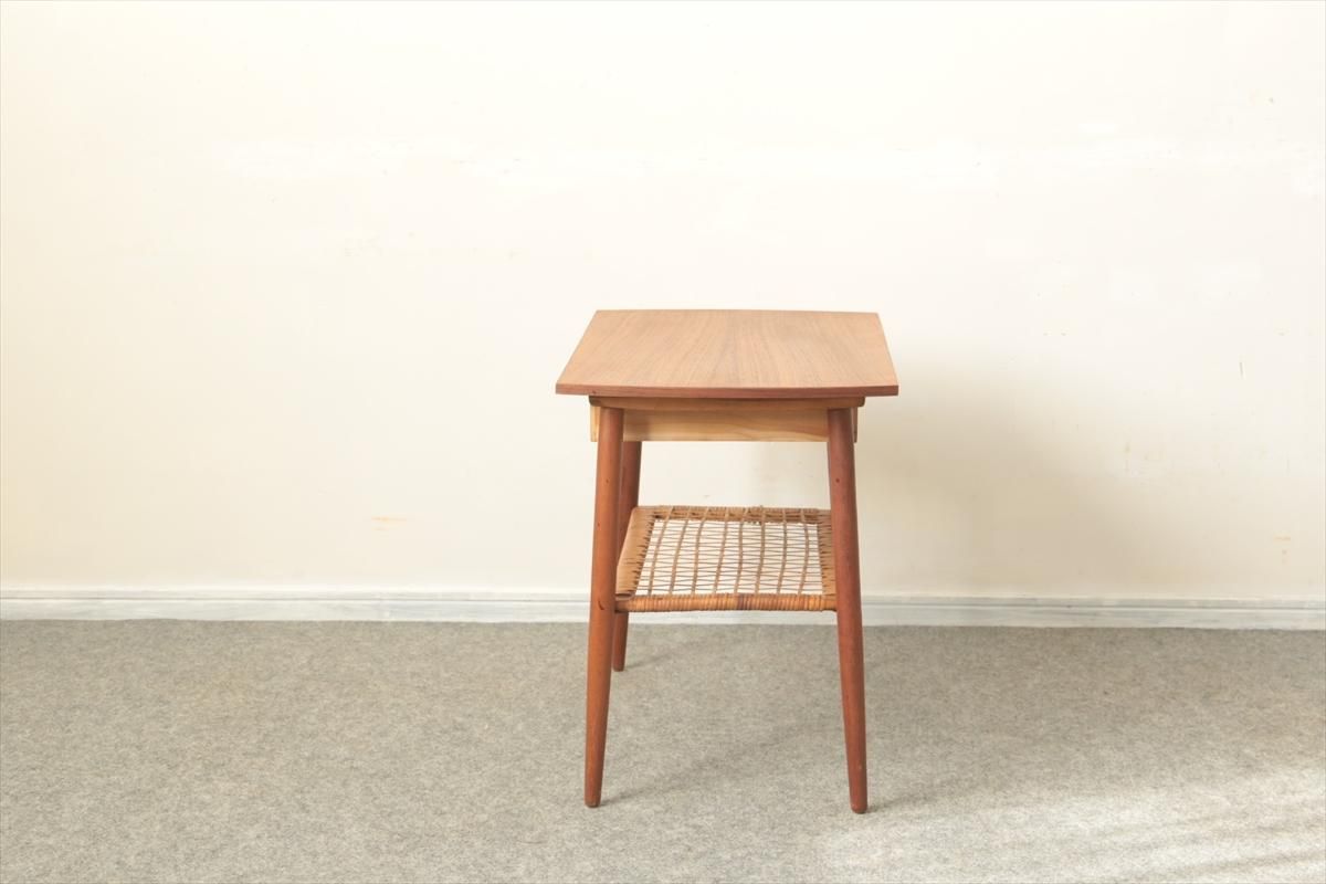【良品】デンマーク 八角形サイドテーブル チーク 良品】デンマーク 八角形サイドテーブル チーク