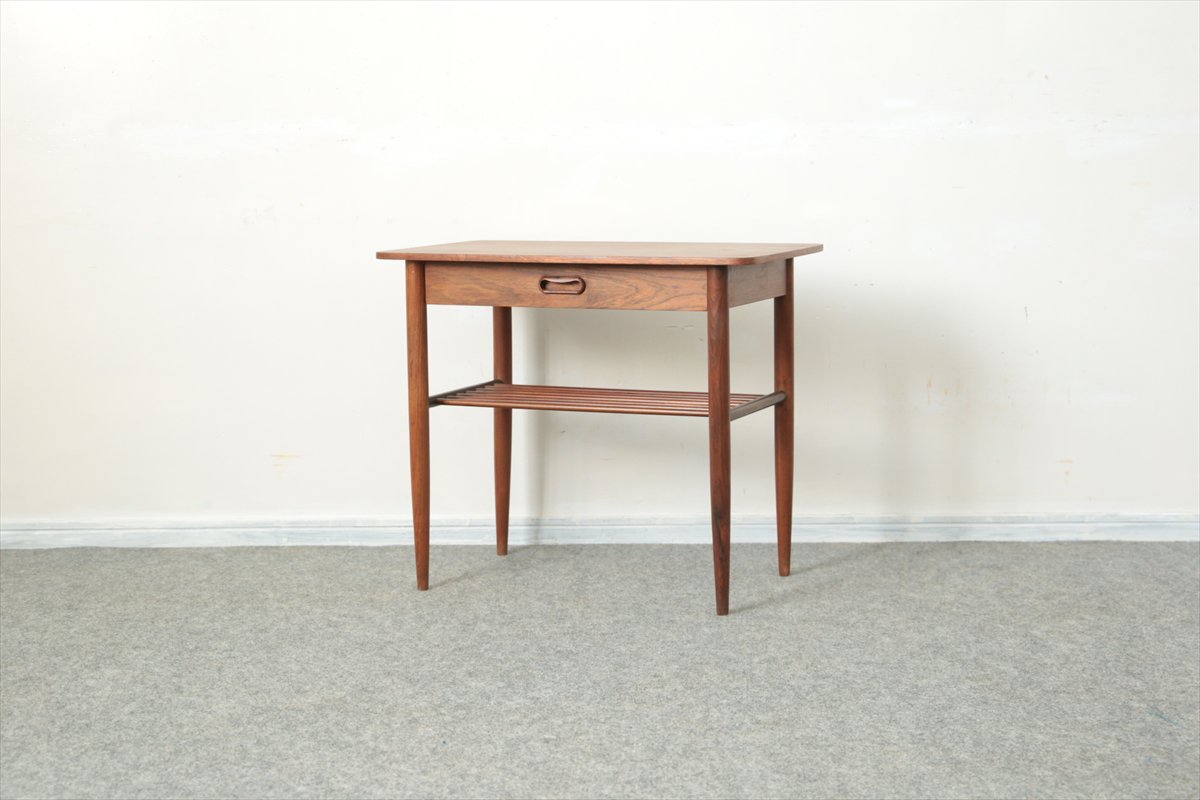 サイドテーブル(ローズウッド)/デンマーク家具/K222-21 - 北欧 ...