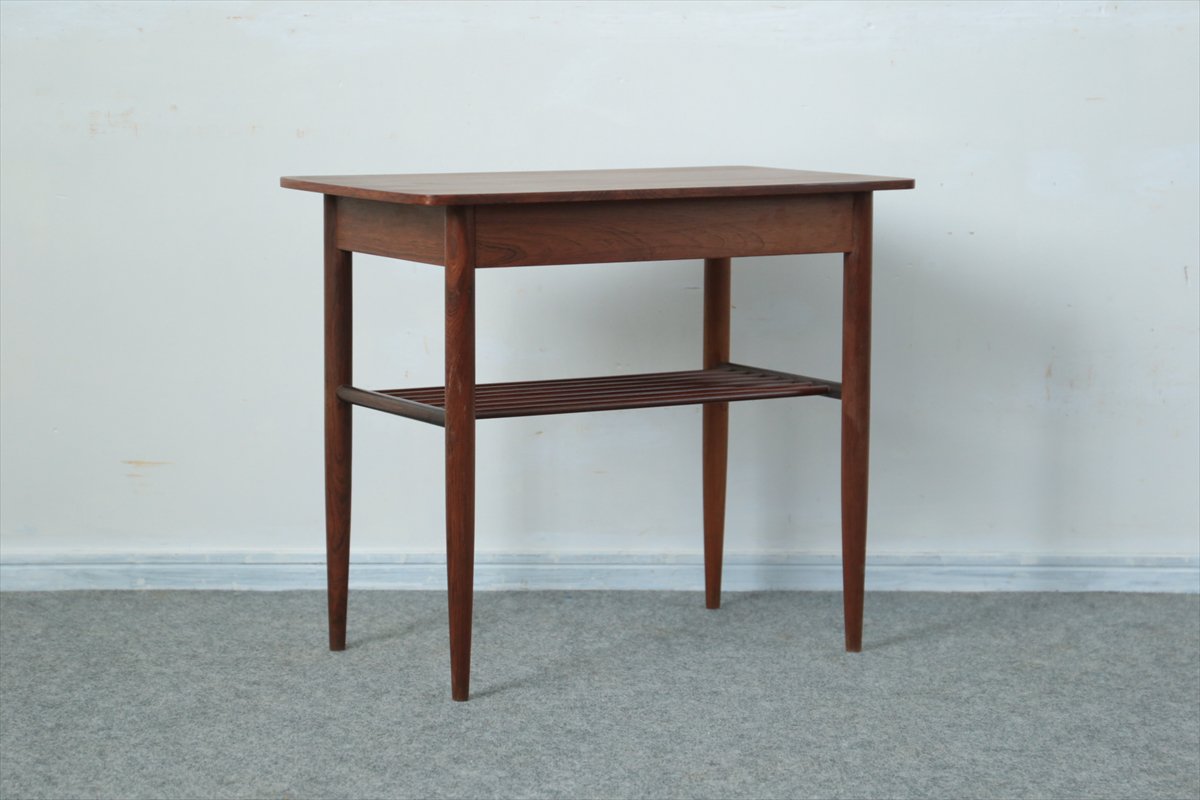 サイドテーブル(ローズウッド)/デンマーク家具/K222-21 - 北欧 