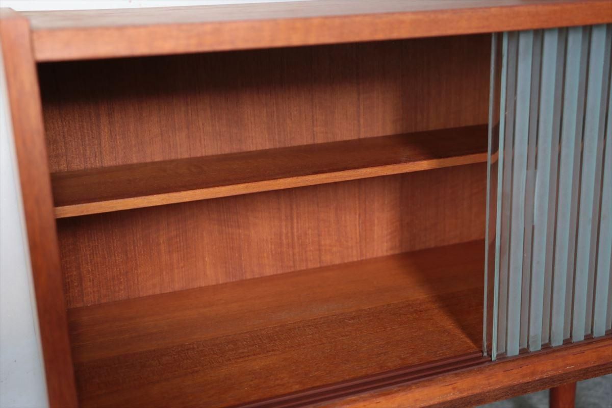 ガラスキャビネット（チーク）/デンマーク家具/K227-16 - 北欧