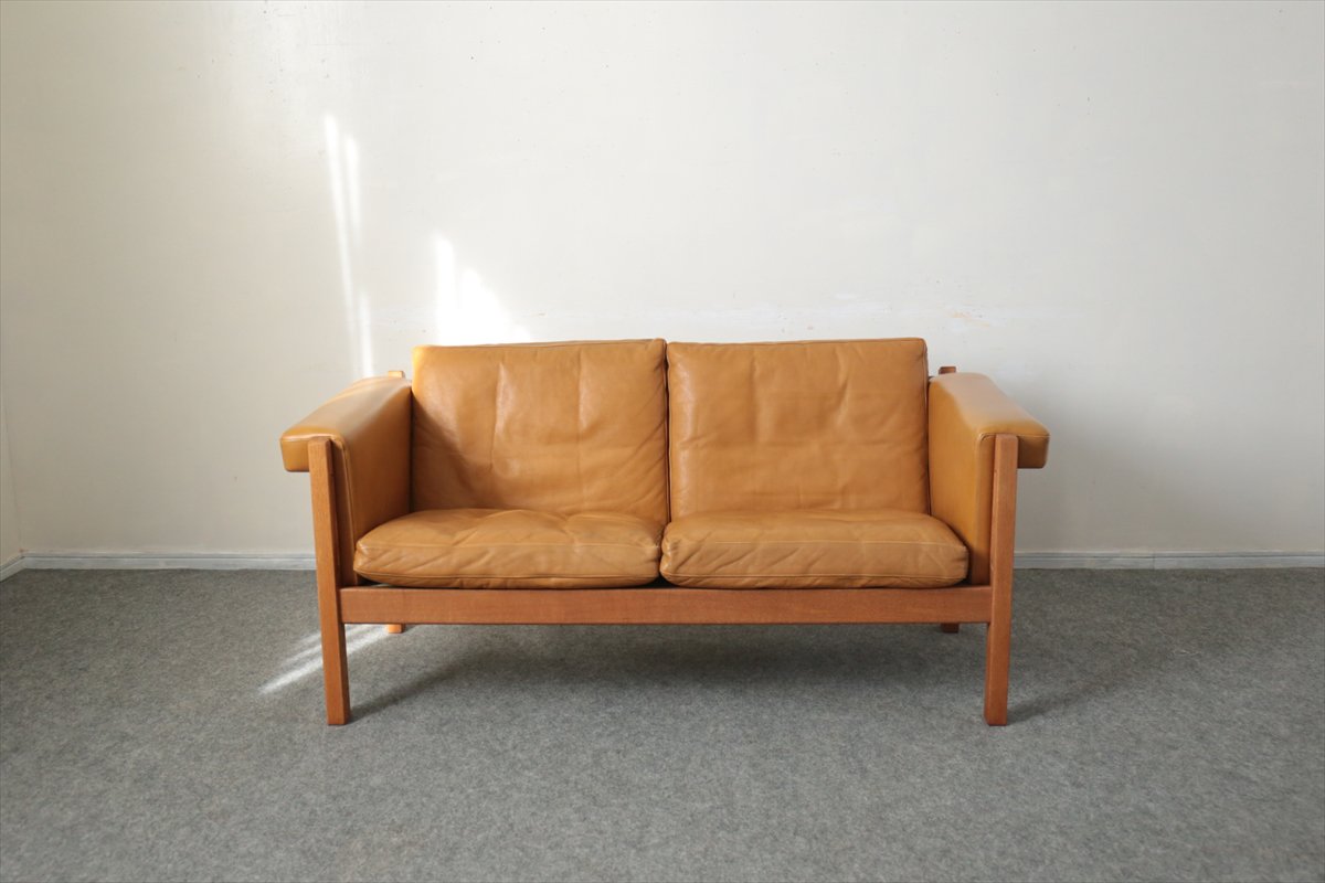 Hans J.Wegnerハンス・J・ウェグナー/2シーターソファ「GE40」(オーク)/デンマーク家具/K227-78b -  北欧アンティークとデンマーク家具の店：ハミングジョー