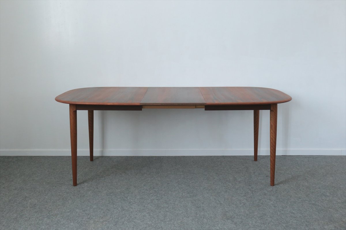 楕円テーブル（ローズウッド・エクステンション・中板2枚）/149×109 
