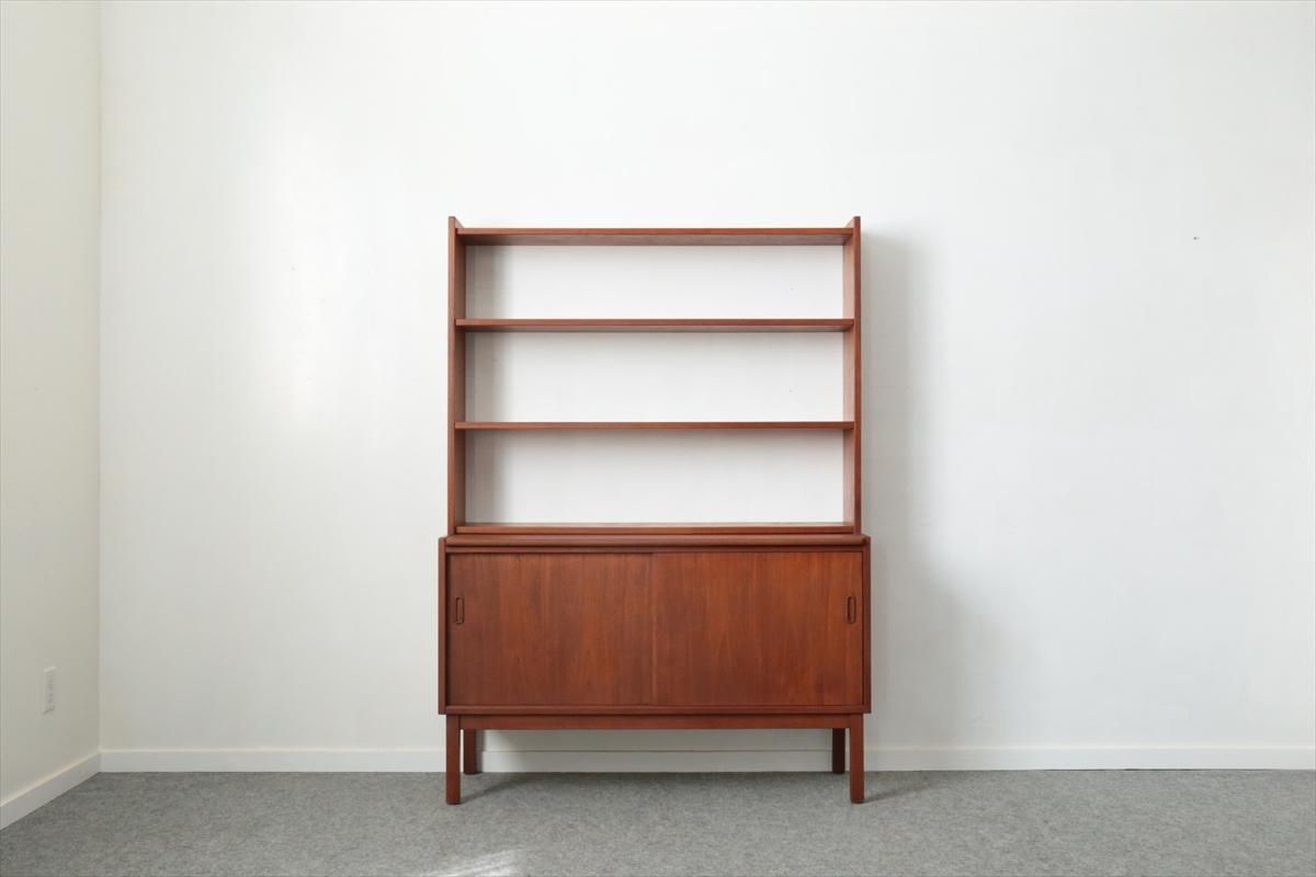 本棚（チーク）/スウェーデン家具/A229-34b - 北欧アンティーク