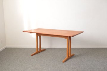 長方テーブル（チーク・エクステンション）/130×85/デンマーク家具 