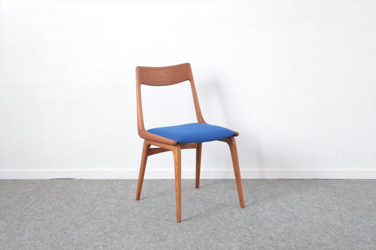 89388F☆デンマーク K. Hoffer Larsen ダイニングチェア 北欧