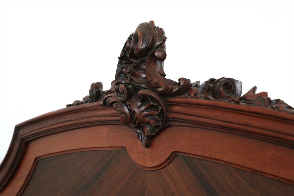 ベッドフレーム(ローズウッド)/フランス家具/EN159-47 - 北欧