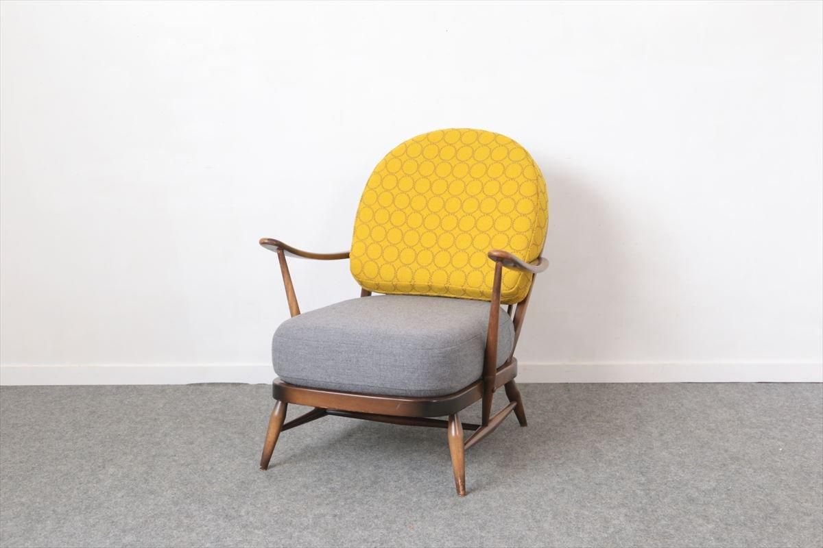 ERCOLアーコール1シーターソファチェアミナペルホネンタンバリン