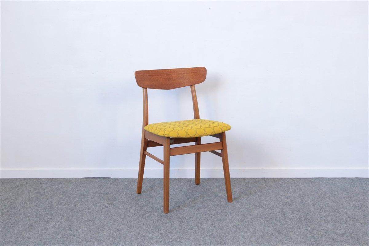 一番の Farstrup/ダイニングチェアー（チーク×ビーチ・タンバリンYE ダイニングチェア