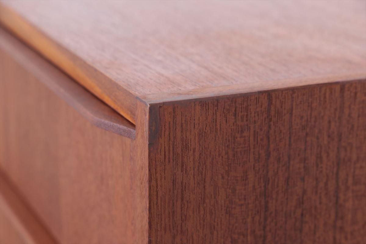 6段チェスト(チーク)/デンマーク家具/I243-35 - 北欧