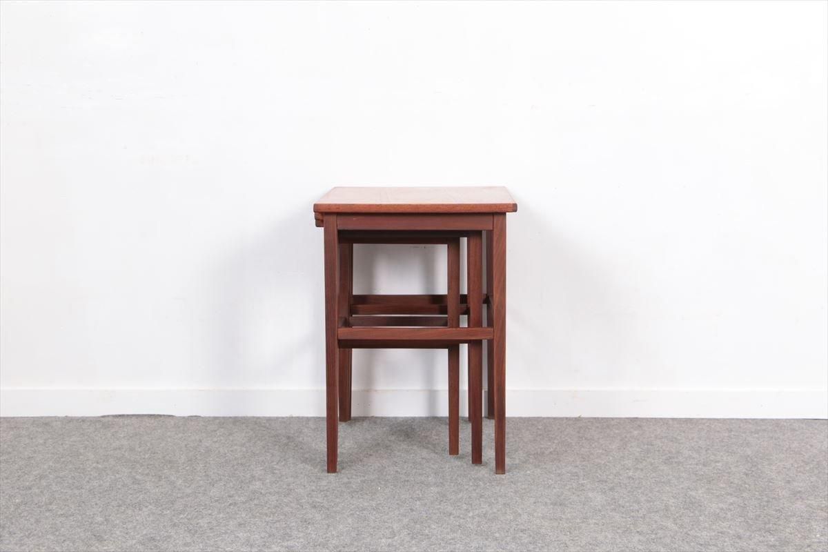 ネストテーブル（チーク）/デンマーク家具/K243-111 - 北欧