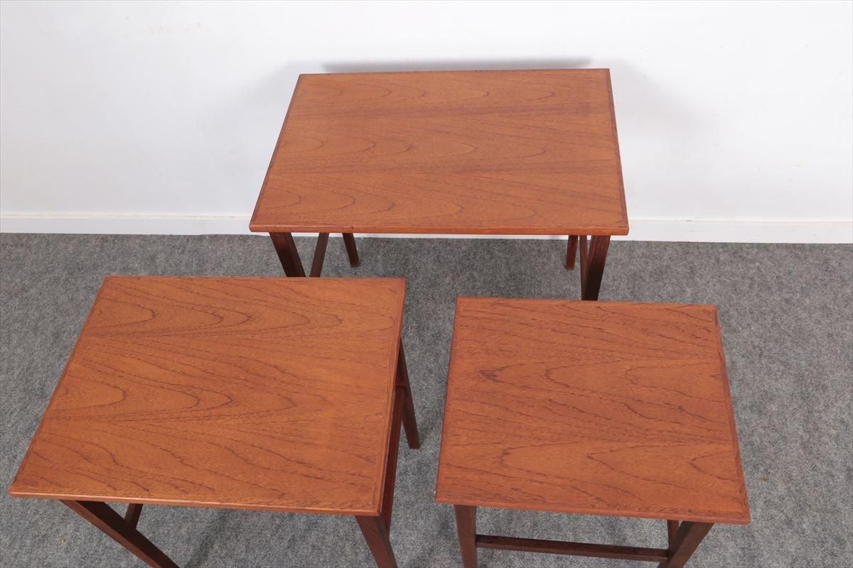 BRAMIN Denmark ネストテーブル　チーク BRAMIN Denmark ネストテーブル チーク BRAMIN Denmark ネスト