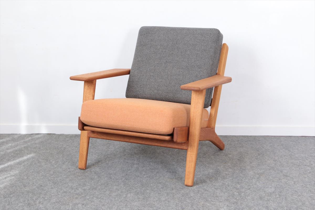 Hans J.Wegnerハンス・J・ウェグナー/ソファ「GE290」(オーク/MelangeNap)/デンマーク家具/I223-1 -  北欧アンティークとデンマーク家具の店：ハミングジョー