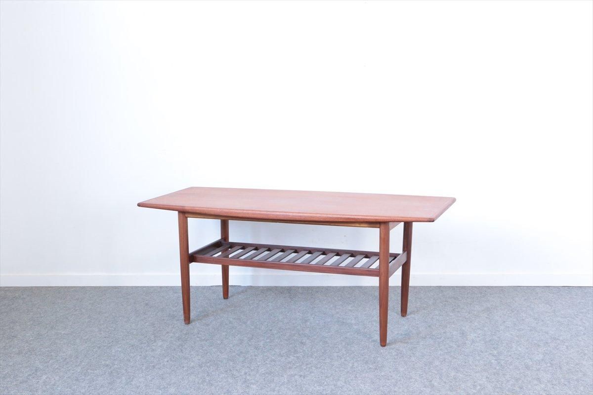 コーヒーテーブル(チーク)/132×56/デンマーク家具/K243-39 コーヒーテーブル(チーク)/132×56/デンマーク家具/K243-39