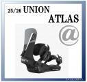 <img class='new_mark_img1' src='https://img.shop-pro.jp/img/new/icons5.gif' style='border:none;display:inline;margin:0px;padding:0px;width:auto;' />25/26 UNIONbinding ATLAS BLACK 