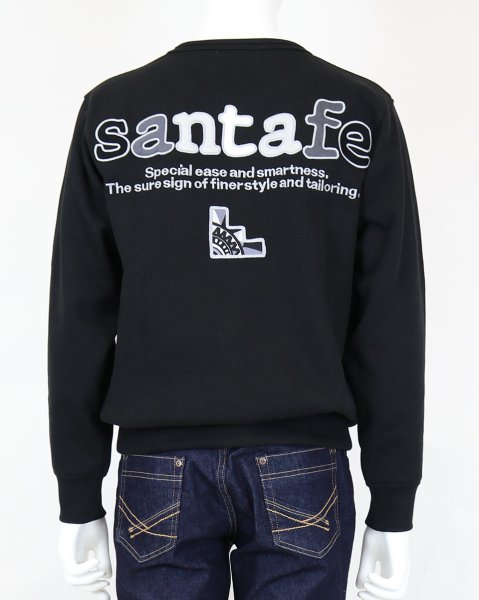 サンタフェ Santa Fe ストレッチ ロゴ刺繍 デニム 46 M p1-