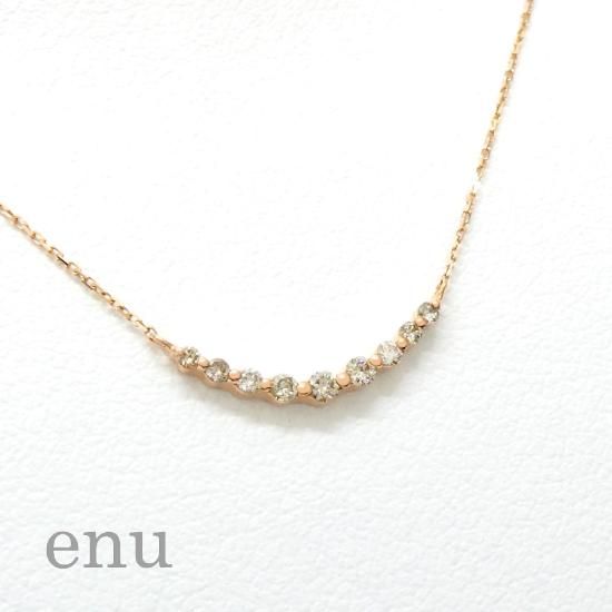 enu エヌ ENP-247 10金 ピンクゴールド ダイヤモンド enu エヌ ENP-247 10金 ピンクゴールド ダイヤモンド
