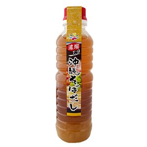 沖縄そばのだし（豚ダシ＆鰹風味）濃縮タイプ350ml ペットボトル 出汁