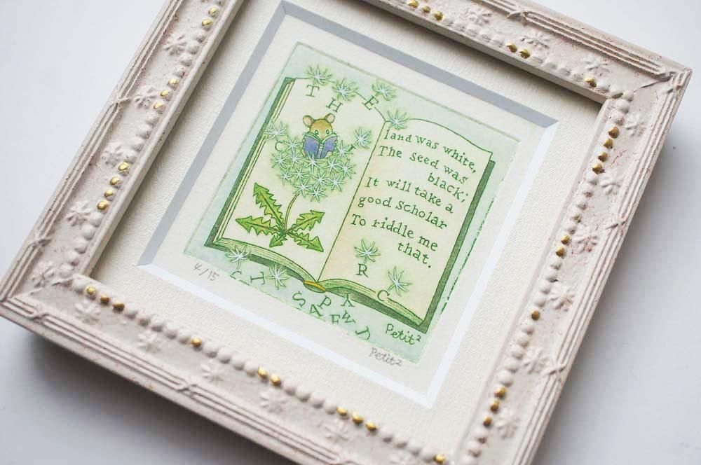 銅版画でオリジナルイラストをプリントしたかわいい雑貨で人気！｜ARCA