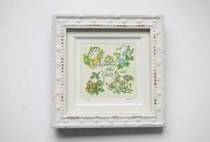 水生生物のモノクロアート作品 額50✖️60cm 水生生物のモノクロアート作品 額50✖️60cm アート アルミ