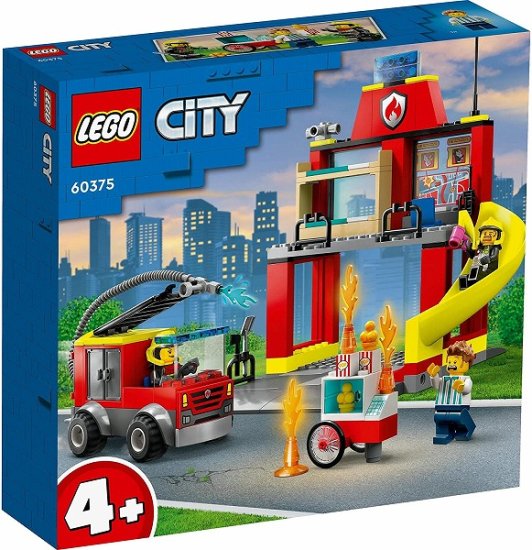 宅配便のみ】レゴ シティ 消防署と消防車 60375【新品】 LEGO 知育玩具