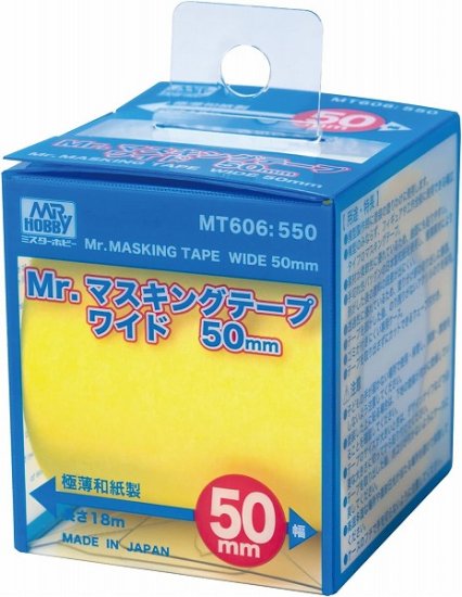 【宅配便のみ】MT606 Mr.マスキングテープ ワイド 50mm【新品】 GSIクレオス Gツール -  ボードゲーム・プラモデルのオンライン通販ショップ：ケンビル[KenBill]