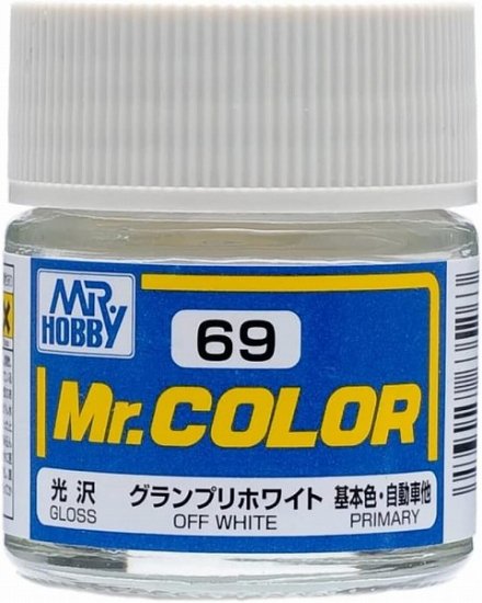 宅配便のみ】塗料 C69 グランプリホワイト【新品】 GSIクレオス Mr