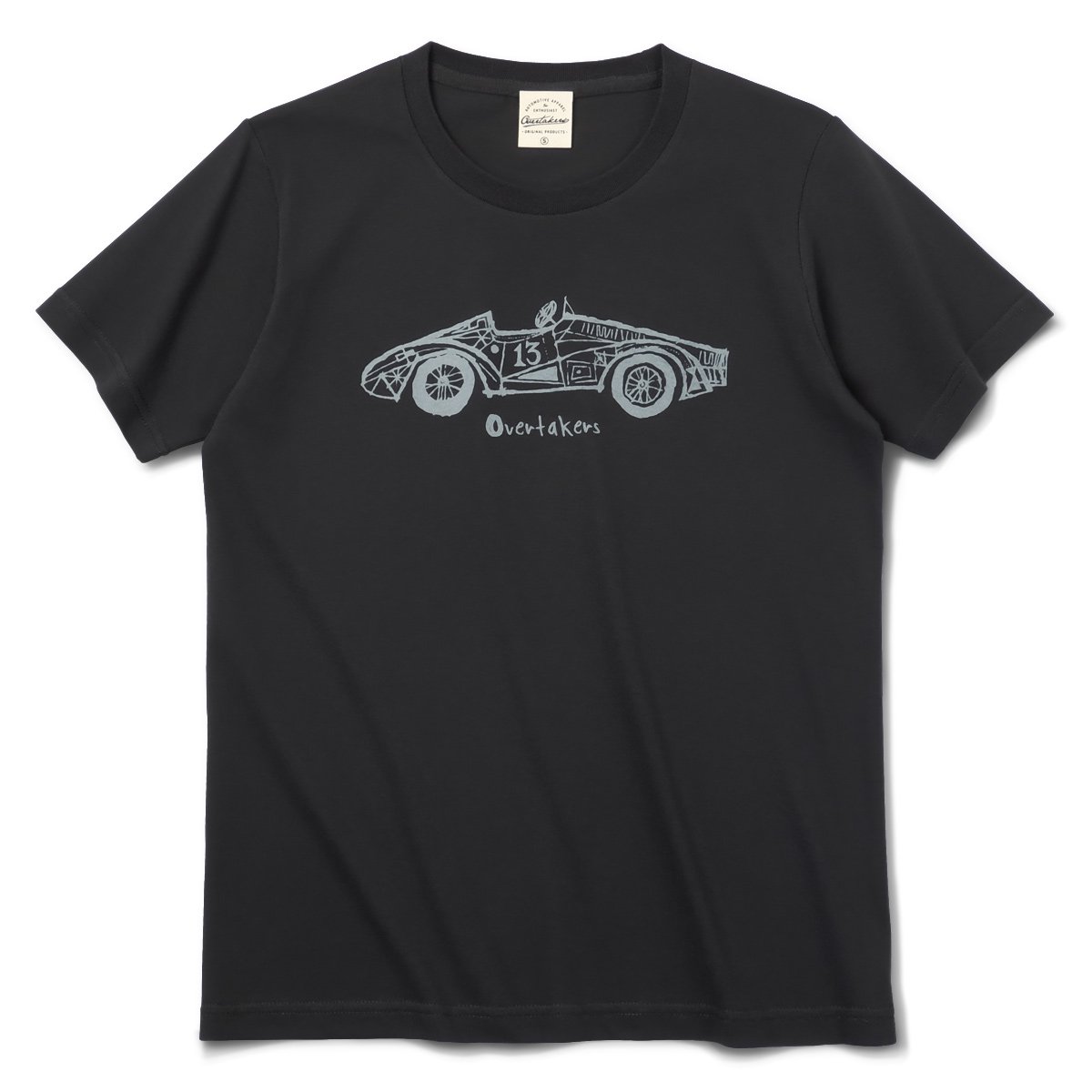オーバーテイカーズのモーター系 RETRO GP CAR Tシャツ