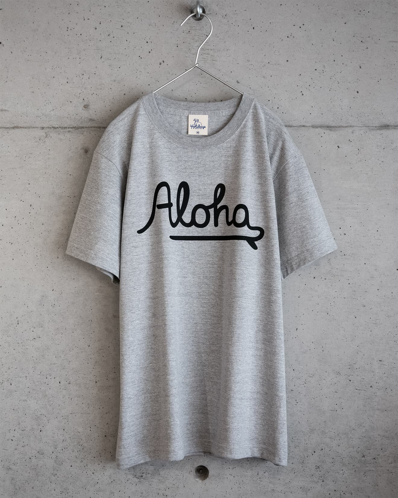 ALOHA LOGO Tシャツ（グレー）