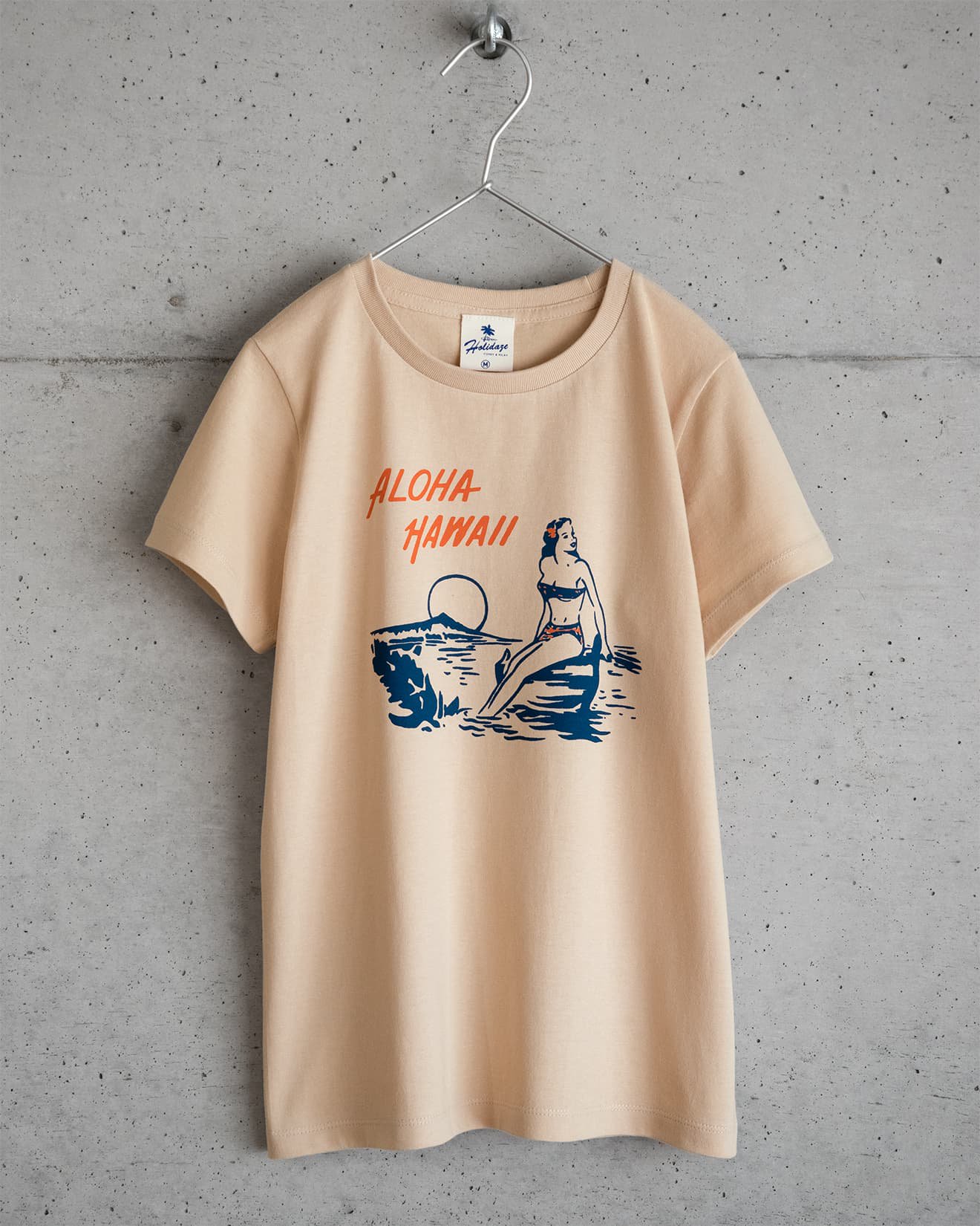 LOCO GIRL レディースTシャツ（ベージュ）