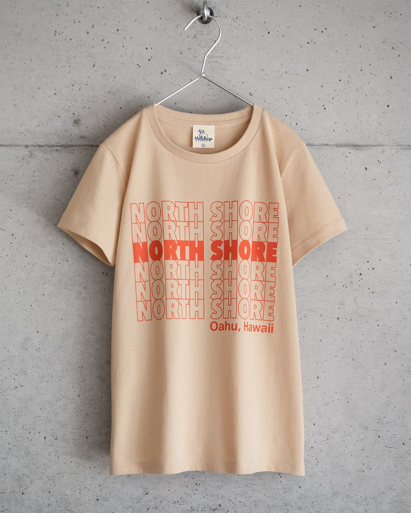 NORTH SHORE（ノースショア） レディースTシャツ - ライトベージュ - HOLIDAZE（ホリデイズ） | Horizon Blue