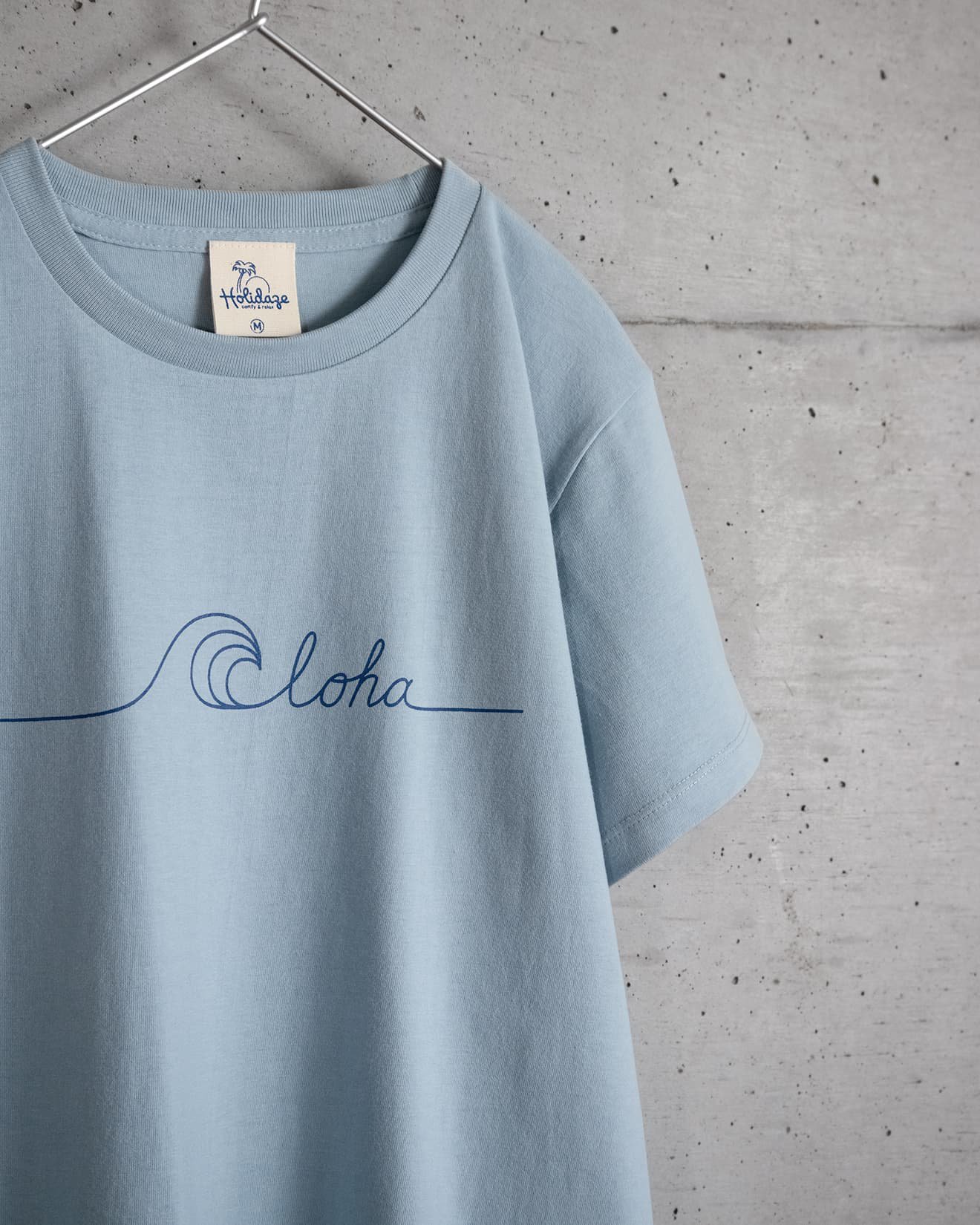 SURF ALOHA レディースTシャツ（ブルー）