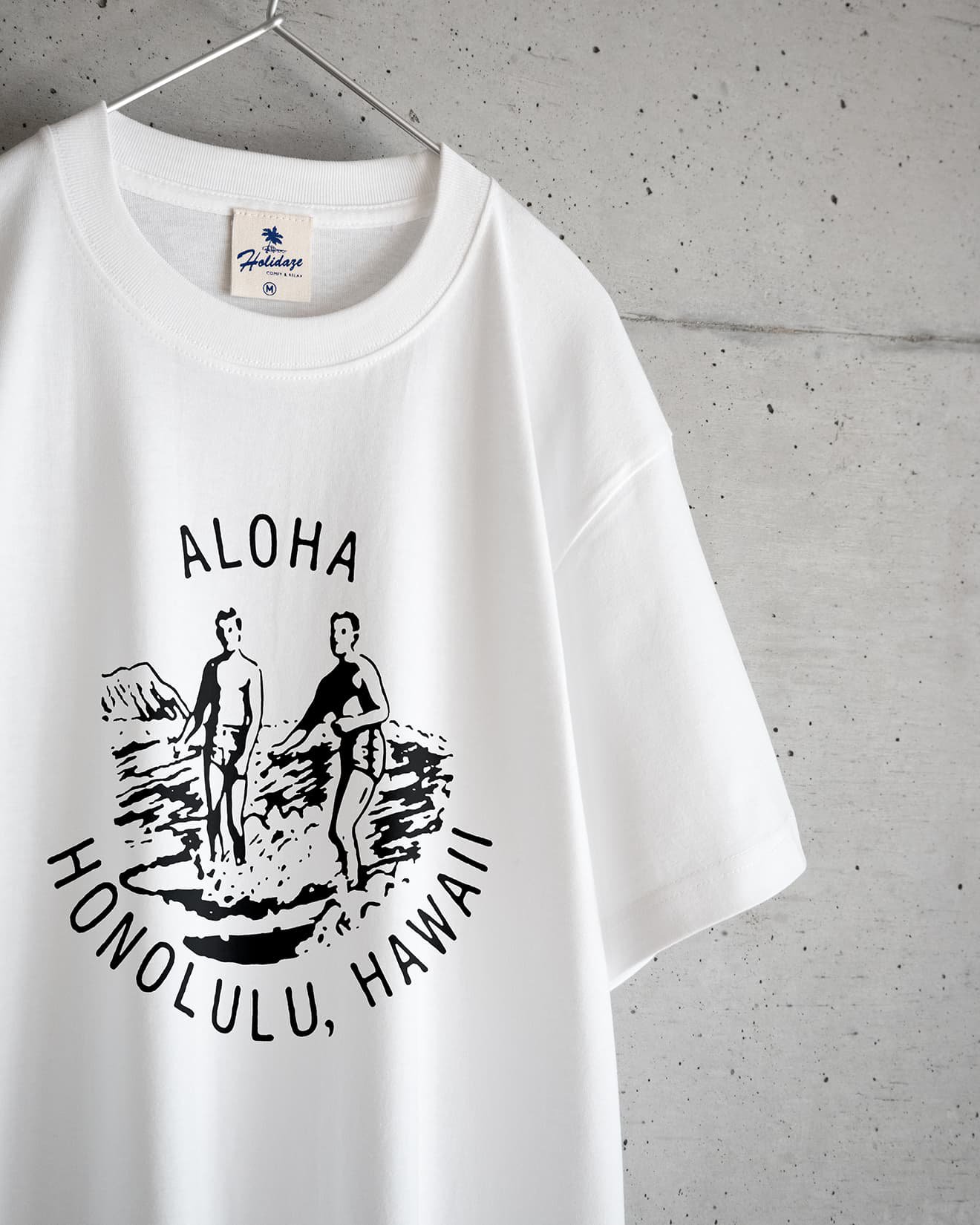ALOHA HAWAII Tシャツ（ホワイト）